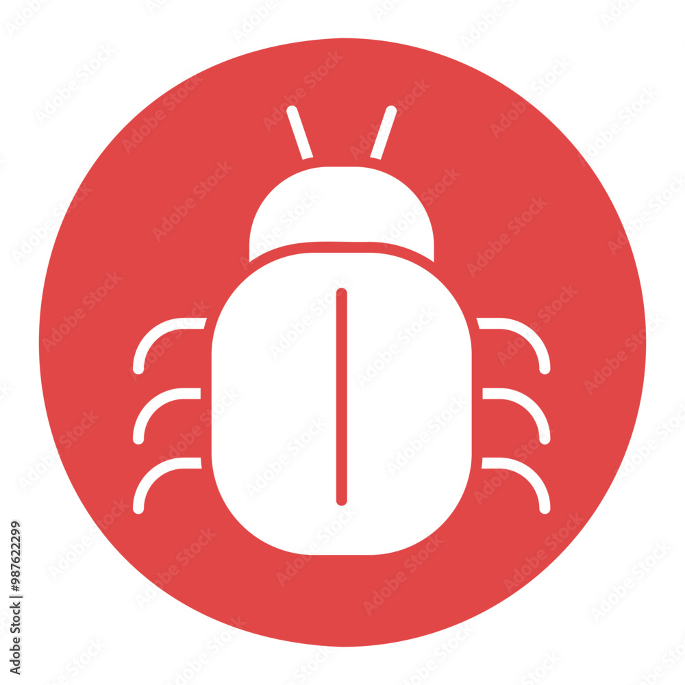 Software or program bug vector icon Software or program bug vector icon