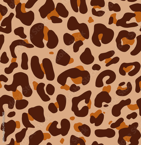 Leopard texture, animal print, african animal fur 