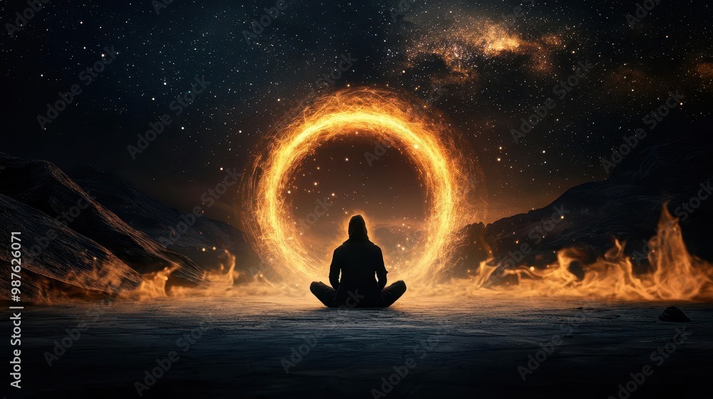 Kalki avatar emerging from a portal of light, symbolizing the end of the current age, Kalki avatar, divine future, cosmic Kalki avatar emerging from a portal of light, symbolizing the end of the current age, Kalki avatar, divine future, cosmic
