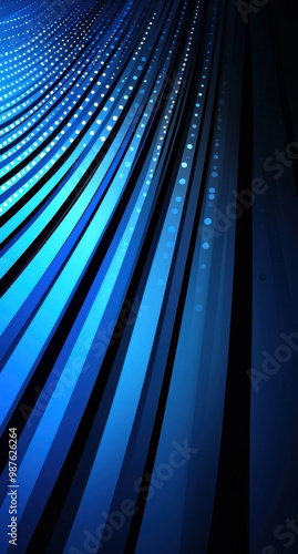 Abstract  graphic background with blue gradient and dynamic diagonal lines creating a modern and futuristic aesthetic