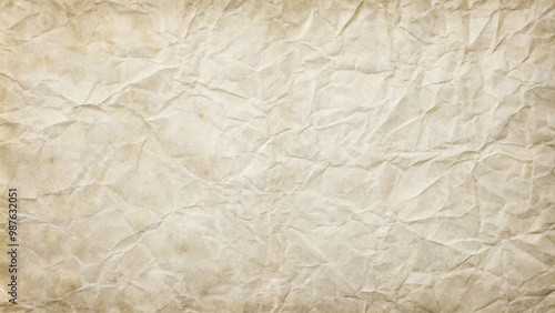 Wallpaper Mural Crumpled old white paper texture background creates vintage feel, perfect for various design projects. Its unique patterns add character and depth to any creative work Torontodigital.ca
