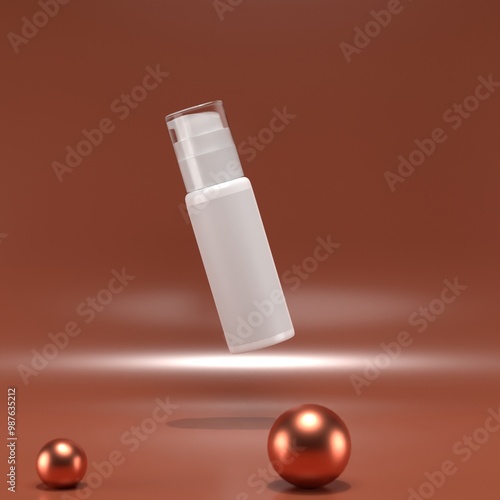 3D Product Mockups, Cosmetic Serum mockups, cosmetic product mockups, serum, transparent, cosmetics, skincare
