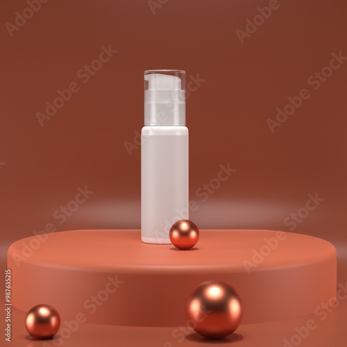 3D Product Mockups, Cosmetic Serum mockups, cosmetic product mockups, serum, transparent, cosmetics, skincare