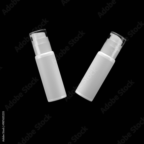 3D Product Mockups, Cosmetic Serum mockups, cosmetic product mockups, serum, transparent, cosmetics, skincare