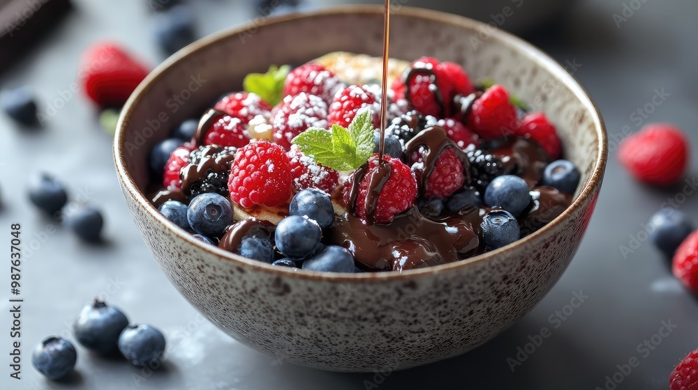 berries in a bowl berries in a bowl