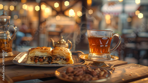 Turkish Delight Baklava Tea