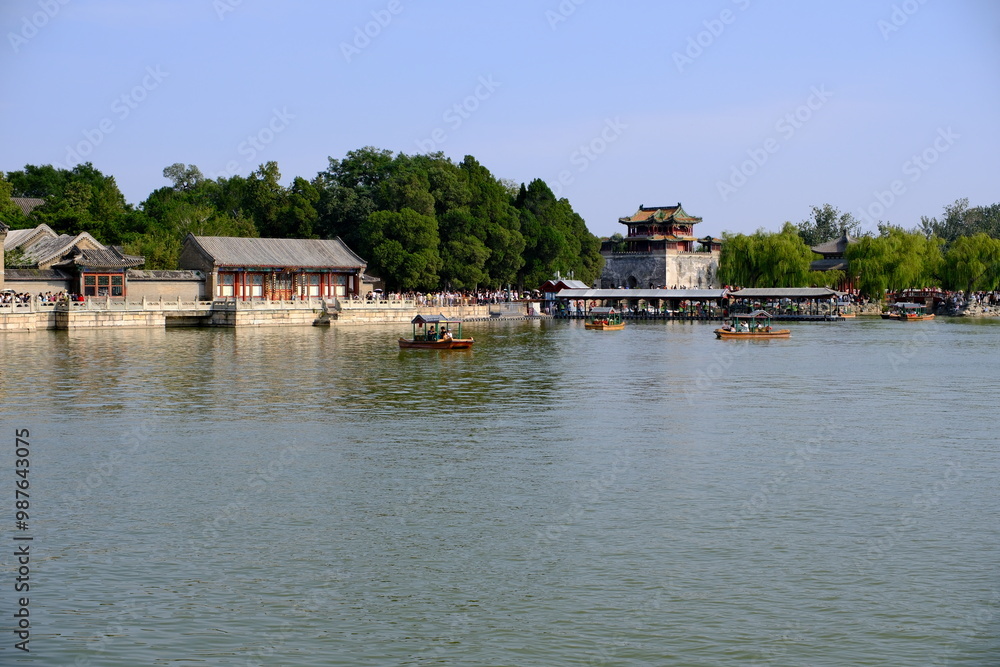 Kunming Lake in The Summer Palace, Beijing, China. Kunming Lake in The Summer Palace, Beijing, China.