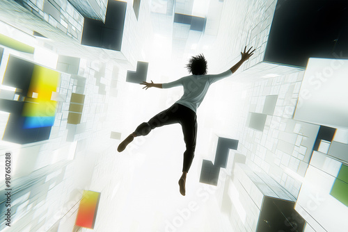 a man falls into parallel worlds