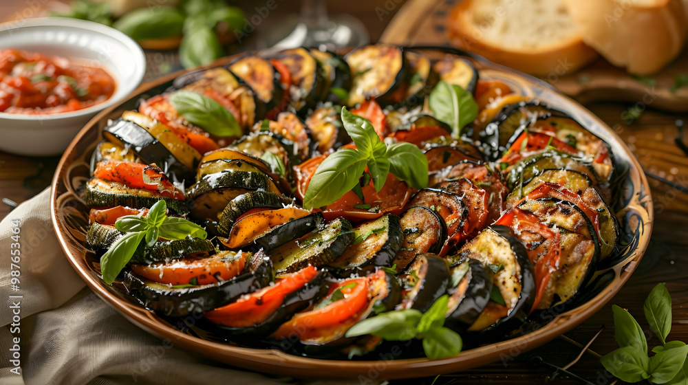 Grilled Vegetable Medley with Parmesan and Basil Grilled Vegetable Medley with Parmesan and Basil