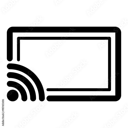 Screen cast icon