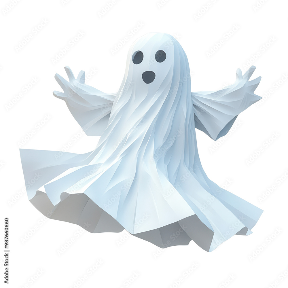 Playful, cartoon-style ghost figure with a cheerful expression, perfect for Halloween-themed projects and children's illustrations. Playful, cartoon-style ghost figure with a cheerful expression, perfect for Halloween-themed projects and children's illustrations.