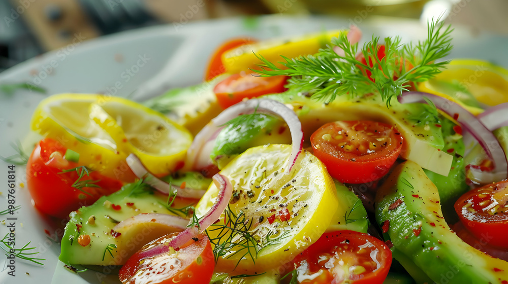 Avocado Lemon and Tomato Salad Fresh and Healthy Recipe Avocado Lemon and Tomato Salad Fresh and Healthy Recipe