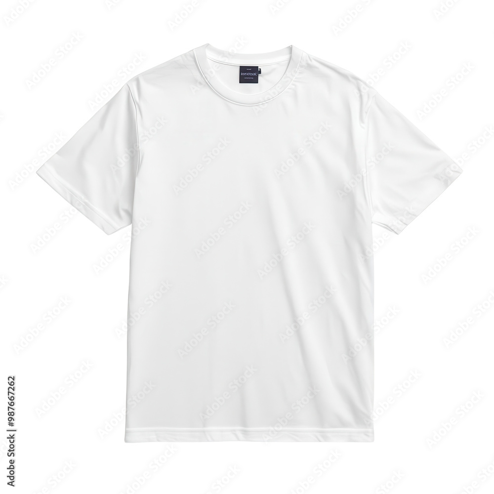 Plain white t-shirt, white isolate background Plain white t-shirt, white isolate background