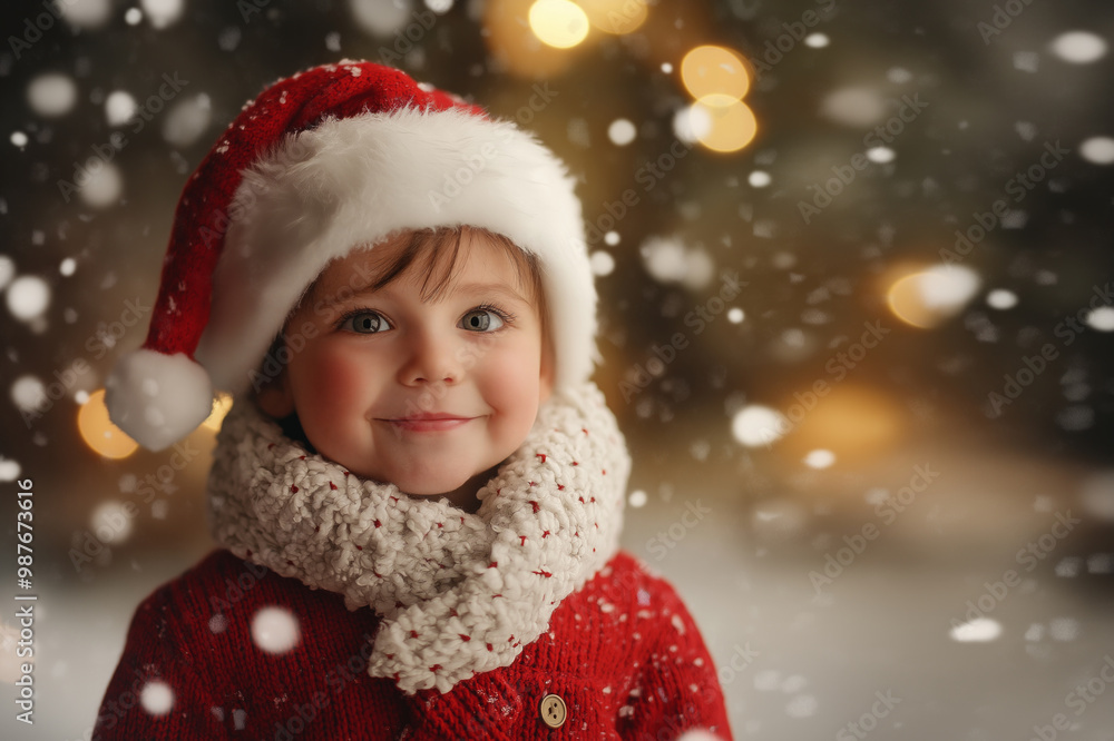 Happy children in christmas time Happy children in christmas time
