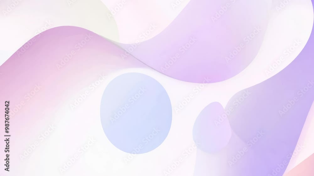 Abstract Shapes in Pastel Tones Abstract Shapes in Pastel Tones