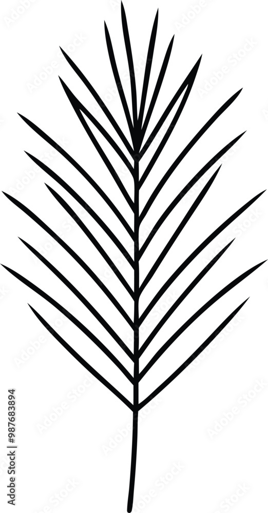 Elegant Pine Needle Thin Line Vector Art for Graphic Use
Elegant Pine Needle Thin Line Vector Art for Graphic Use