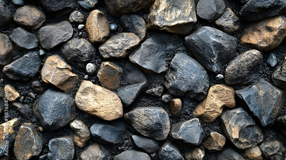 Dark and Light Stone Seamless Texture 3D Illustration Dark and Light Stone Seamless Texture 3D Illustration