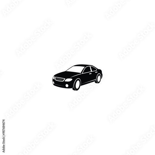 car isolated on white