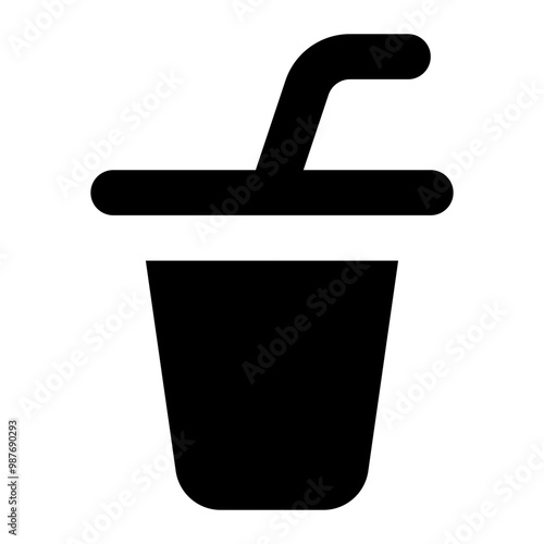 Cup Straw Icon