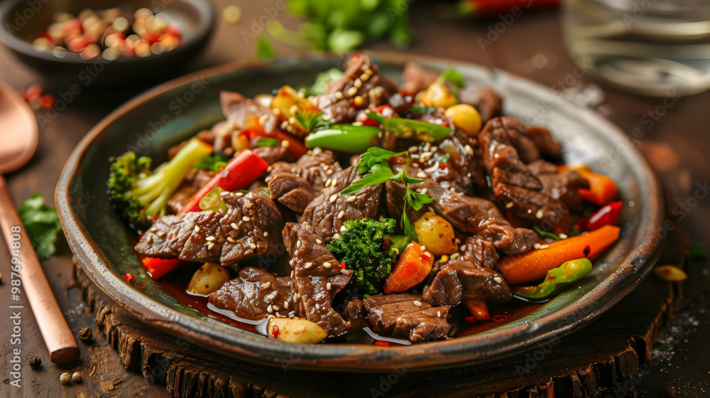 Beef Stir Fry with Vegetables A Delicious and Healthy Asian Cuisine Beef Stir Fry with Vegetables A Delicious and Healthy Asian Cuisine