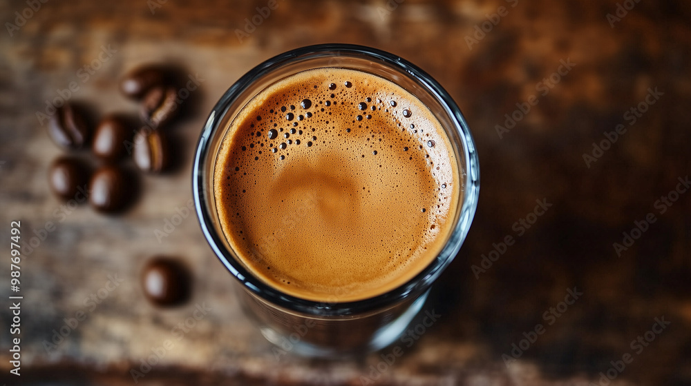Espresso is a strong, concentrated coffee shot Espresso is a strong, concentrated coffee shot