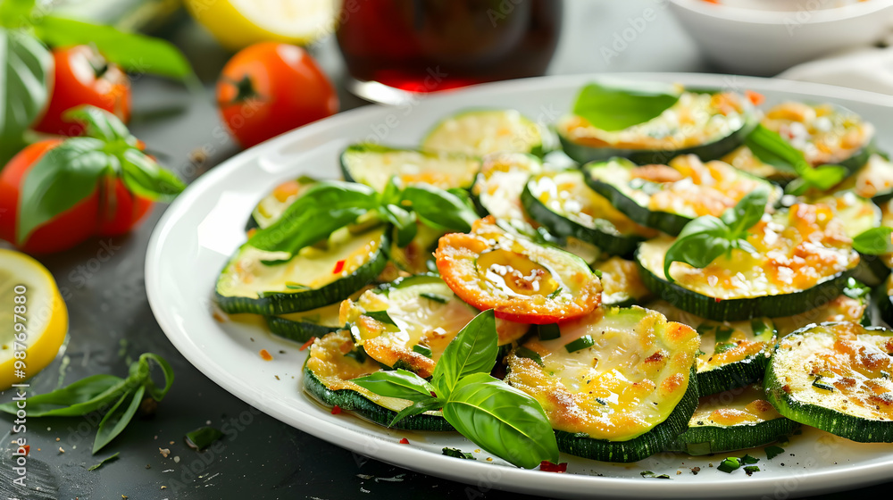 Grilled Zucchini with Basil and Cheese A Delicious Vegetarian Recipe Grilled Zucchini with Basil and Cheese A Delicious Vegetarian Recipe