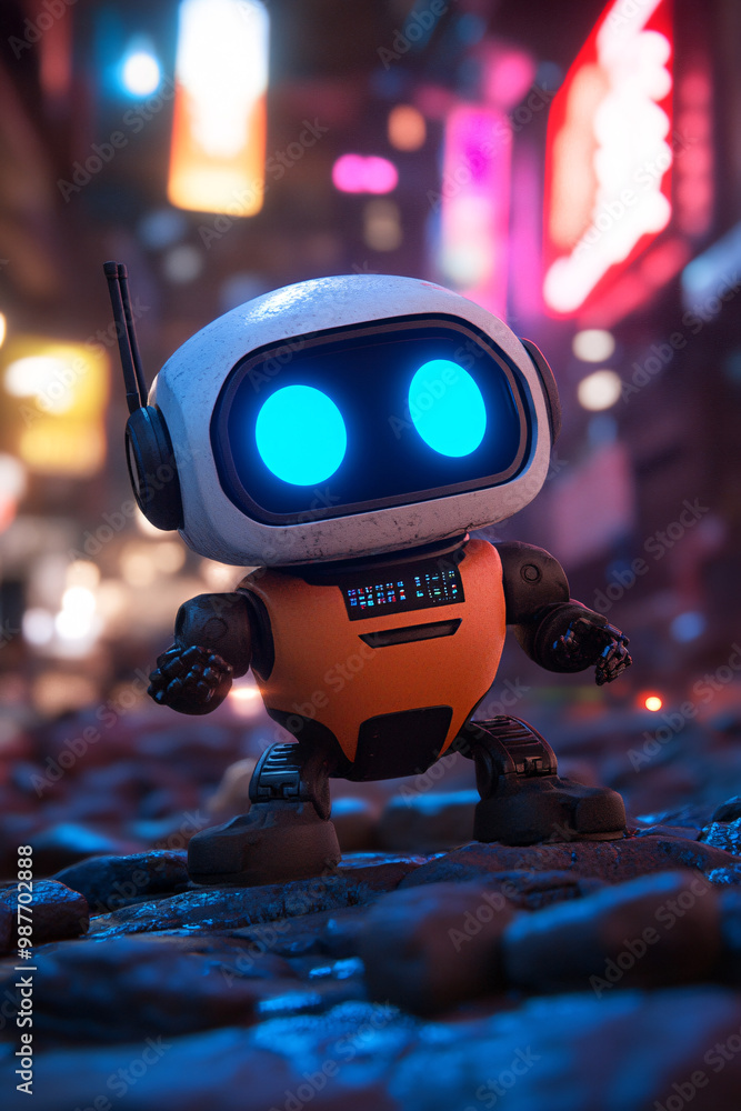 A microchip in a robot companion's core. radiating warmth and loyalty. A microchip in a robot companion's core. radiating warmth and loyalty.