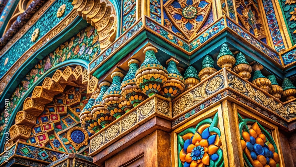 Intricate Sculptural Detail Showcasing Textures and Patterns in Stone and Metal Artistry Intricate Sculptural Detail Showcasing Textures and Patterns in Stone and Metal Artistry