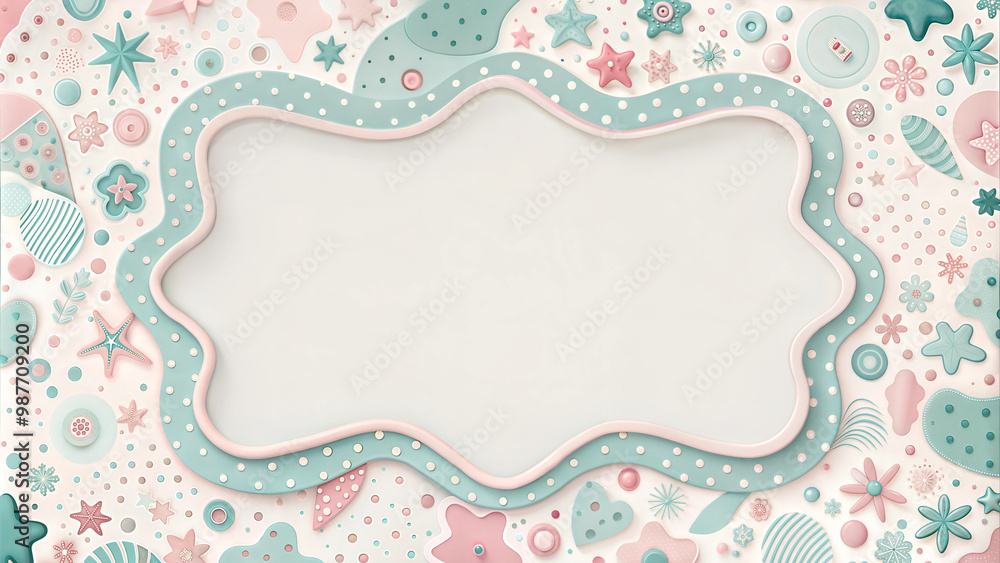 Playful pastel background with colorful shapes and copy space for creative design projects
Playful pastel background with colorful shapes and copy space for creative design projects