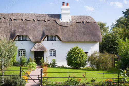 Thatched cottage in New Forest, Hampshire, UK