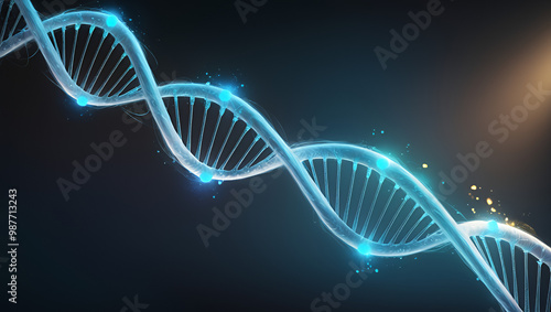 Visual Representation of DNA Sequencing, Molecular Biology, Genome Mapping, and Hereditary Traits in Biotechnology and Bioinformatics for Advancing Gene Editing and Precision Medicine