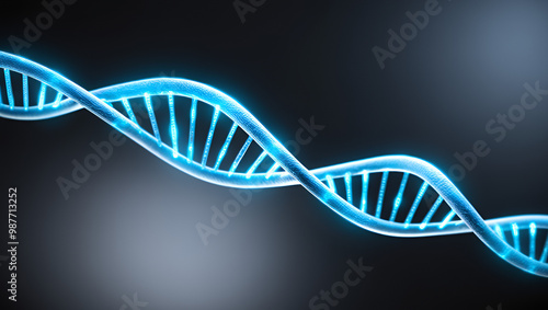 Visual Representation of DNA Sequencing, Molecular Biology, Genome Mapping, and Hereditary Traits in Biotechnology and Bioinformatics for Advancing Gene Editing and Precision Medicine