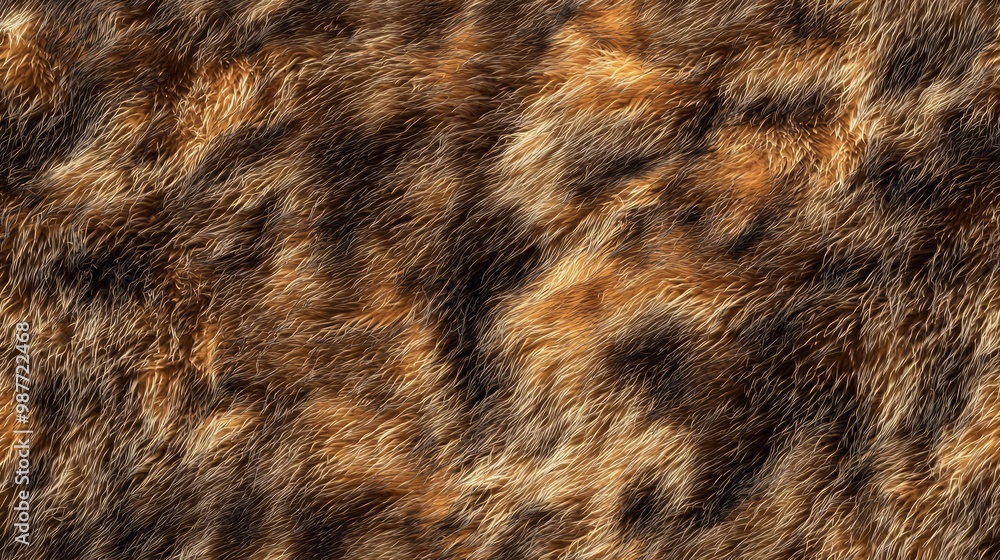 Cozy Squirrel's Fur Seamless Pattern with Rich Browns and Soft Textures Cozy Squirrel's Fur Seamless Pattern with Rich Browns and Soft Textures