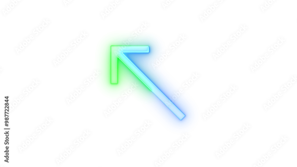 Neon icon resize touch smaller arrow symbol blue green color transparent background Neon icon resize touch smaller arrow symbol blue green color transparent background
