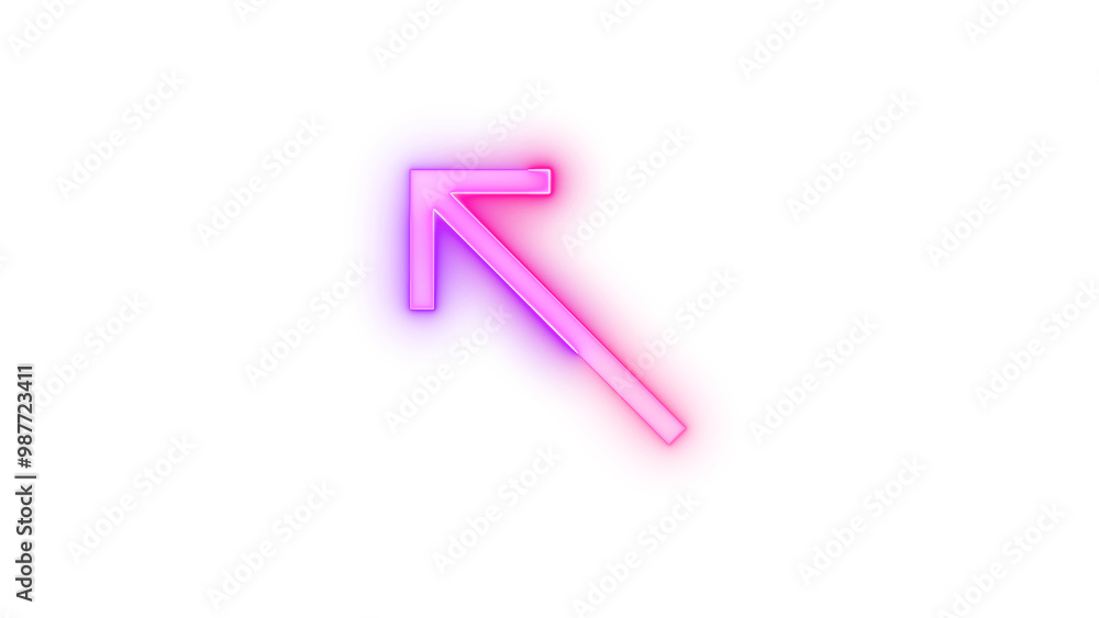 Neon icon resize touch smaller arrow symbol pink purple color transparent background Neon icon resize touch smaller arrow symbol pink purple color transparent background