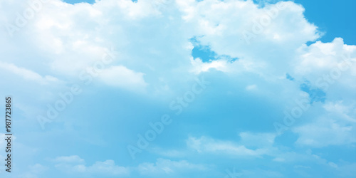 blue soft tropical panorama sky vintage surface clouds effect winter love sunlight reflection fluffy beautiful illustration heavenly dreamy fantasy emotion canvas banner template celebration 