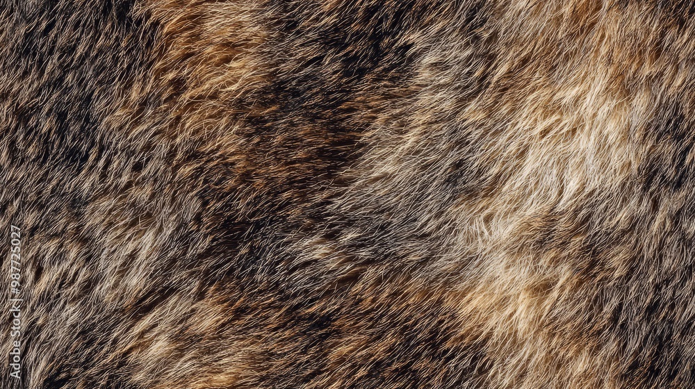 Rustic Charm: Elegant Patterns and Textures of a Goat's Coat in Natural Browns Rustic Charm: Elegant Patterns and Textures of a Goat's Coat in Natural Browns