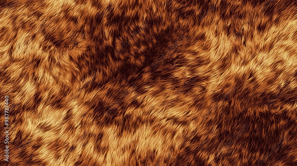 Cozy Hamster Fur Seamless Pattern in Rich Browns - Soft Textures for Warm Ambiance Cozy Hamster Fur Seamless Pattern in Rich Browns - Soft Textures for Warm Ambiance