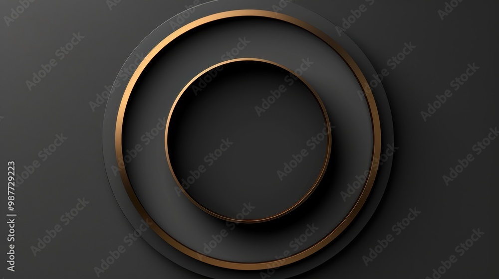 Abstract graphic has a circle. The background is geometric and decorative. Abstract graphic has a circle. The background is geometric and decorative.