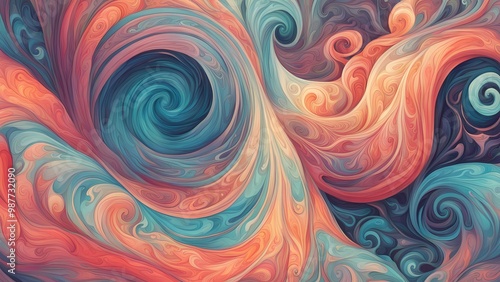 abstract background with swirls