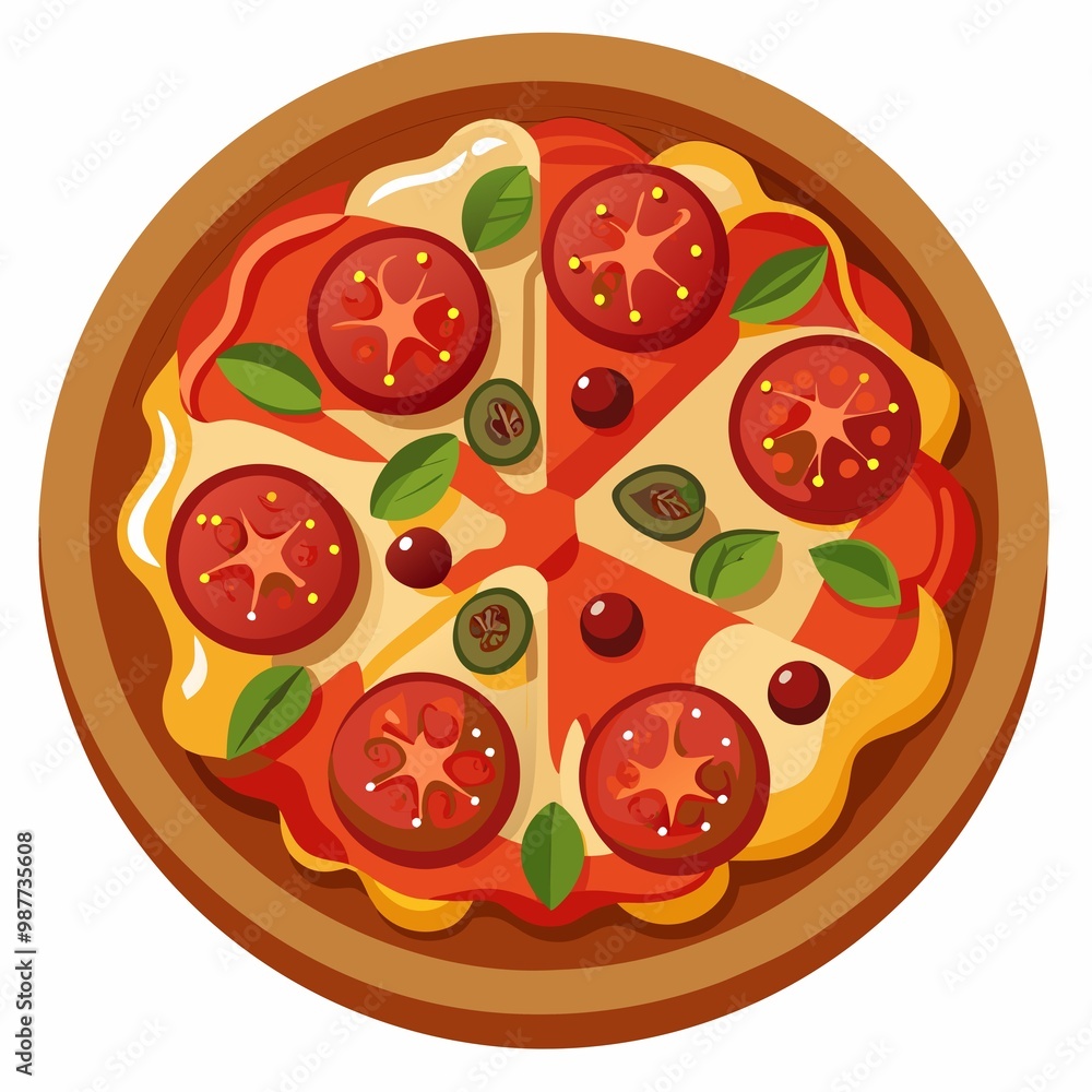 pizza with salami and tomatoes pizza with salami and tomatoes
