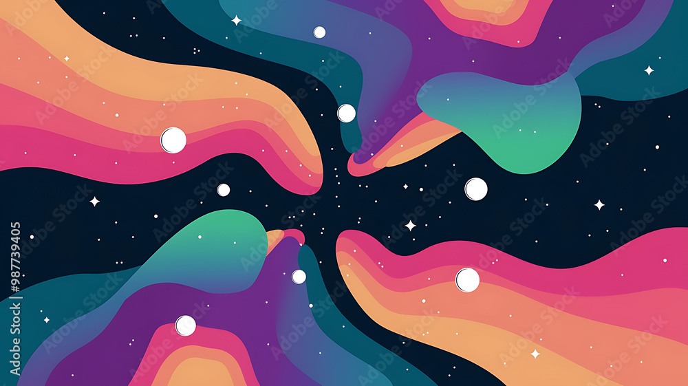 Abstract colorful galaxy background with pink and blue tones for a futuristic and dreamy design.
Abstract colorful galaxy background with pink and blue tones for a futuristic and dreamy design.