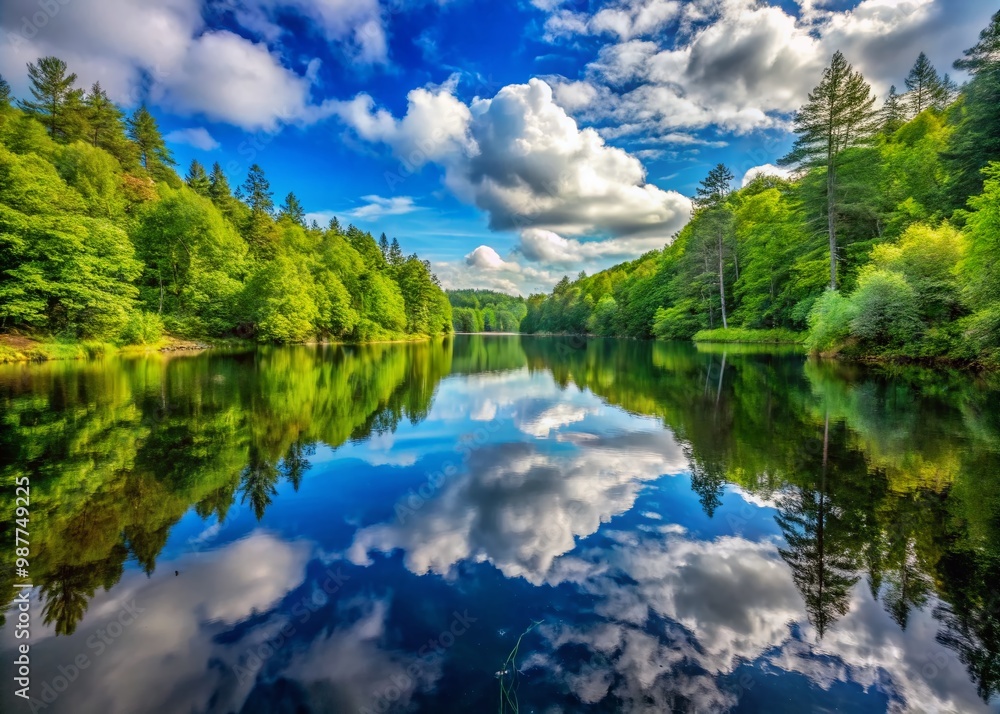 Serene Little Swartswood Lake Surrounded by Lush Greenery and Reflections of Nature's Beauty Serene Little Swartswood Lake Surrounded by Lush Greenery and Reflections of Nature's Beauty