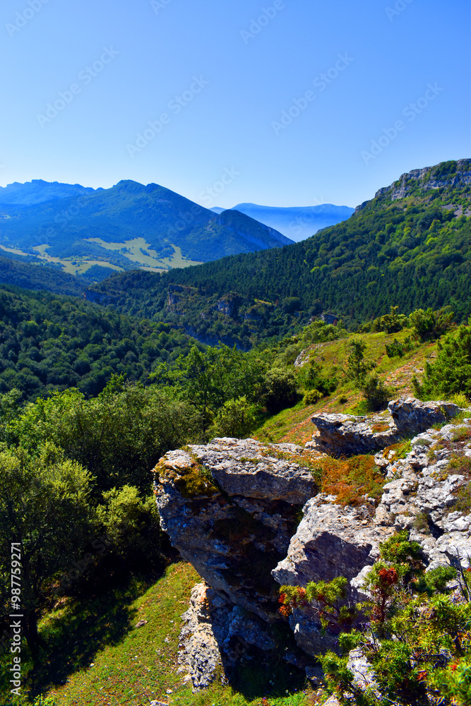 Landscape of the Natural Park of Valderejo in Álava. Landscape of the Natural Park of Valderejo in Álava.