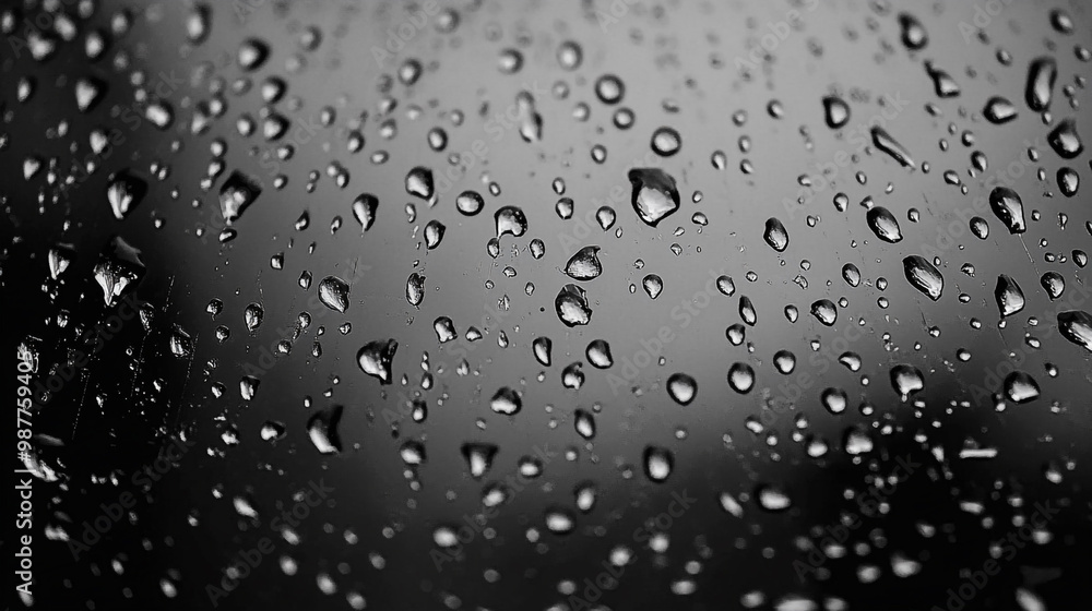 Water Waves: Abstract Fluid Design, water droplets on a black background, water texture surface. Water Waves: Abstract Fluid Design, water droplets on a black background, water texture surface.