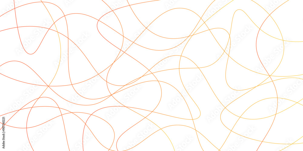 Random pattern colorful line stroke on a transparent background. Chaotic random lines abstract geometric pattern vector background. Decorative golden pattern with tangled curved lines. Random pattern colorful line stroke on a transparent background. Chaotic random lines abstract geometric pattern vector background. Decorative golden pattern with tangled curved lines.