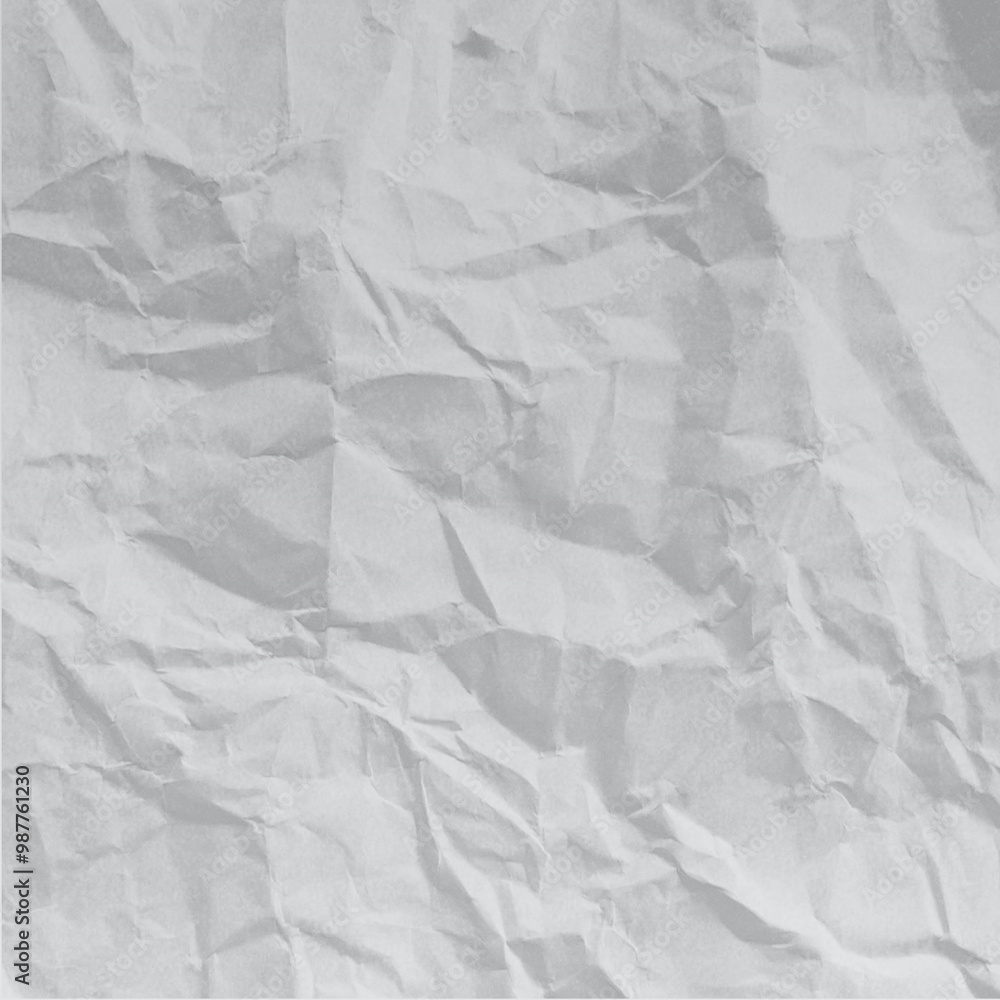 Naklejka premium Texture Of Crumpled White Paper