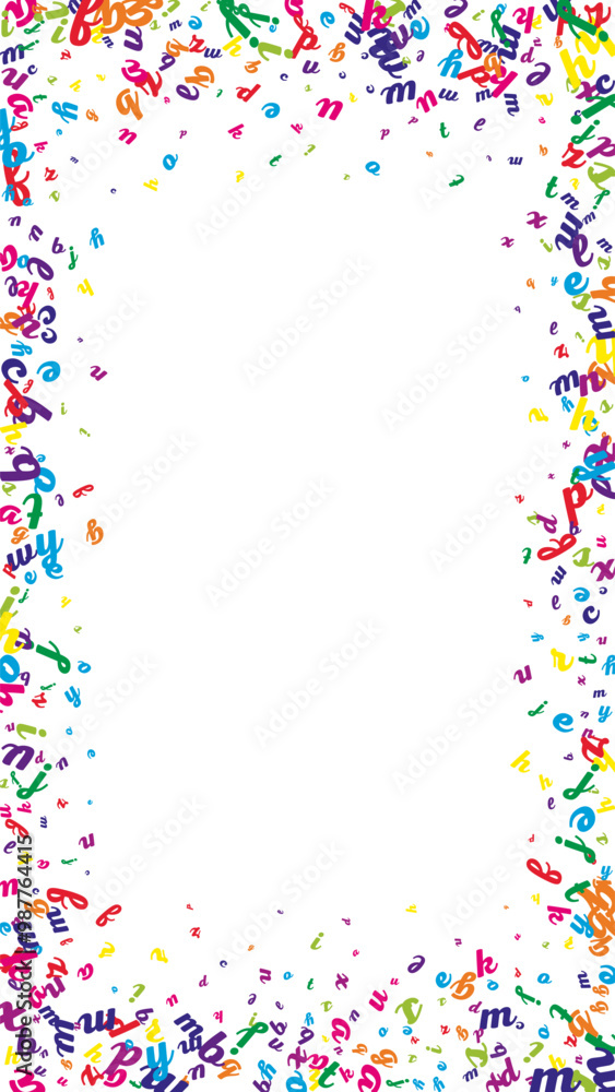 Concept of school background. Colorful childish Concept of school background. Colorful childish