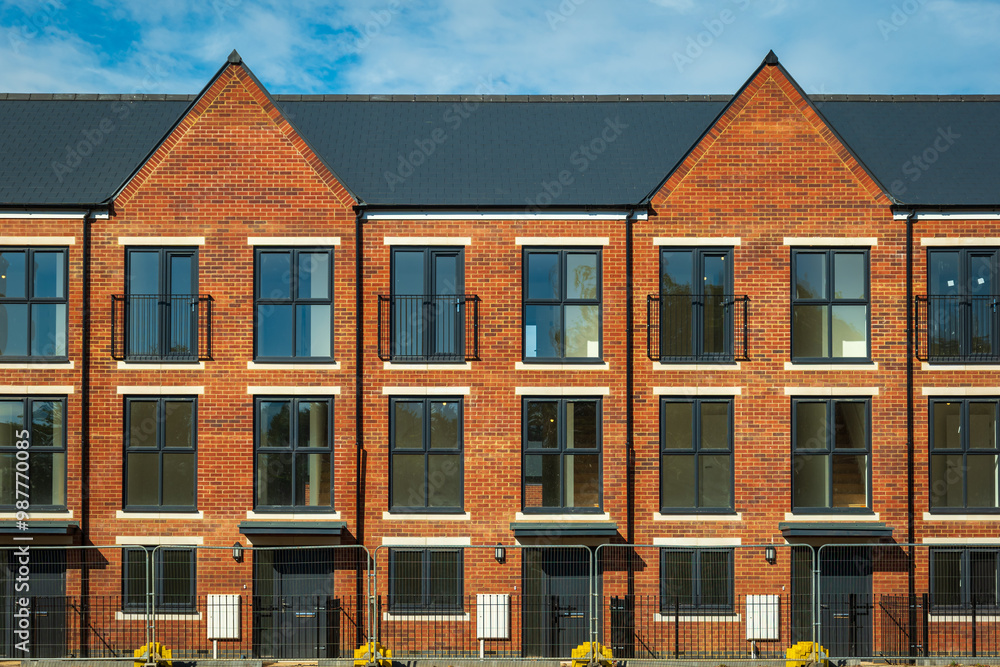 Construction aparments building site in england uk. Construction aparments building site in england uk.