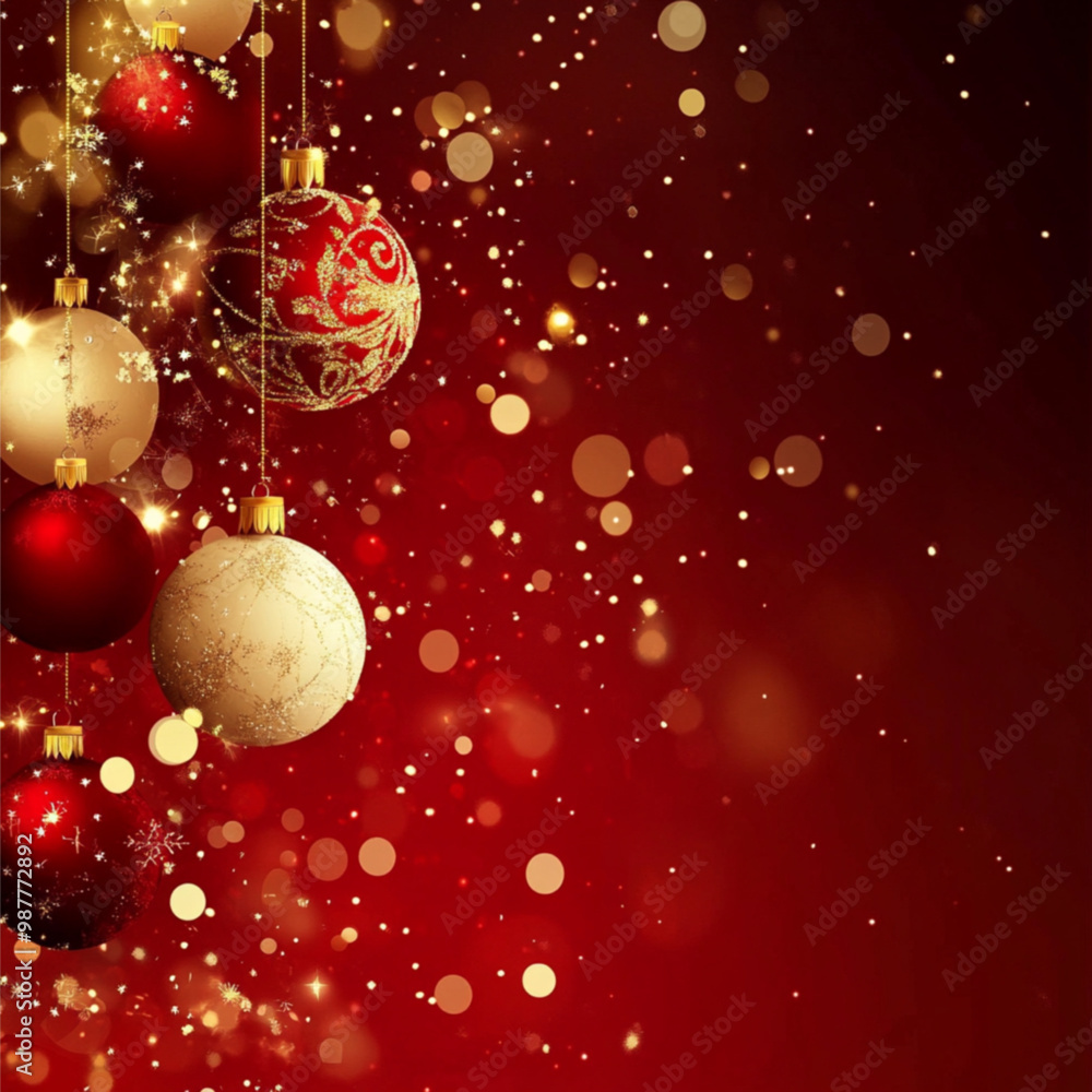 A Christmas and New Year themed background A Christmas and New Year themed background